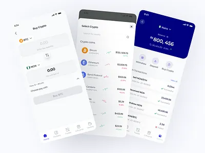 Buy Crypto UI Design Screen - Mobile App crypto crypto exchange fiat inspiration mobile app trading ui