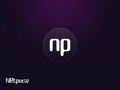 Netpulse Logo blockchain branding crypto logo token