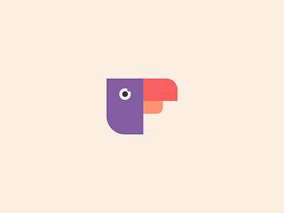Pelican Head Logo branding colorful company graphic design illustration logo