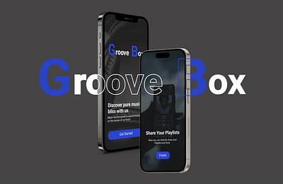 Groove Box Music App music app ui