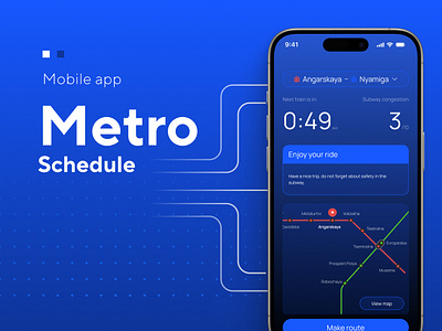 Metro Schedule app daily ui design mobile app ui user expirence user interface ux