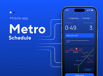 Metro Schedule app daily ui design mobile app ui user expirence user interface ux