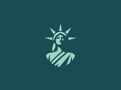 Statue of Liberty-Logo abstract agency brand branding company design illustration liberty logo statu vector