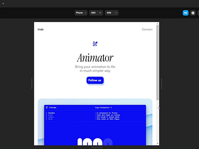 Animator website using Framer tutorial animator effect framer responsive responsiveness stack tutorial website