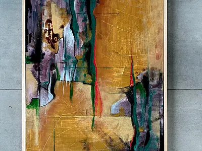 Léto ..., akryl na plátně, 70 x 50 cm, 2024, Zdeněk Duroň ...