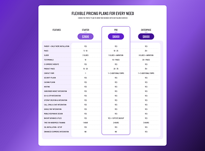 Flexible Pricing Plans for Every Need ui