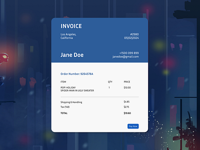 Daily UI #046 - Invoice adobe daily ui design invoice ui ui challenge ui design