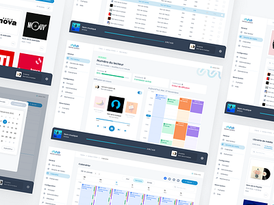 Wave System - Desktop App app brand dashboard dashboard app dashboard ui design desktop app desktop interface desktop player illustration interface music app palyer app product design sas ui ui design ux design uxui design web app