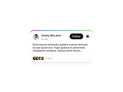 Card 🧘‍♂️ card gradient jimdesigns jimdesigns.co saas ui
