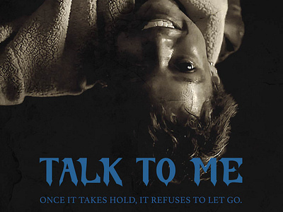 "Talk to Me" Movie Poster advertisment colors design graphic design horror horror movie illustrator movie poster photoshop poster talk to me poster