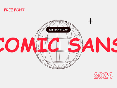 Comic Sans Day '24 2024 celebrate celebration comic sans comic sans day comic sans day 2024 design graphic design graphics typography