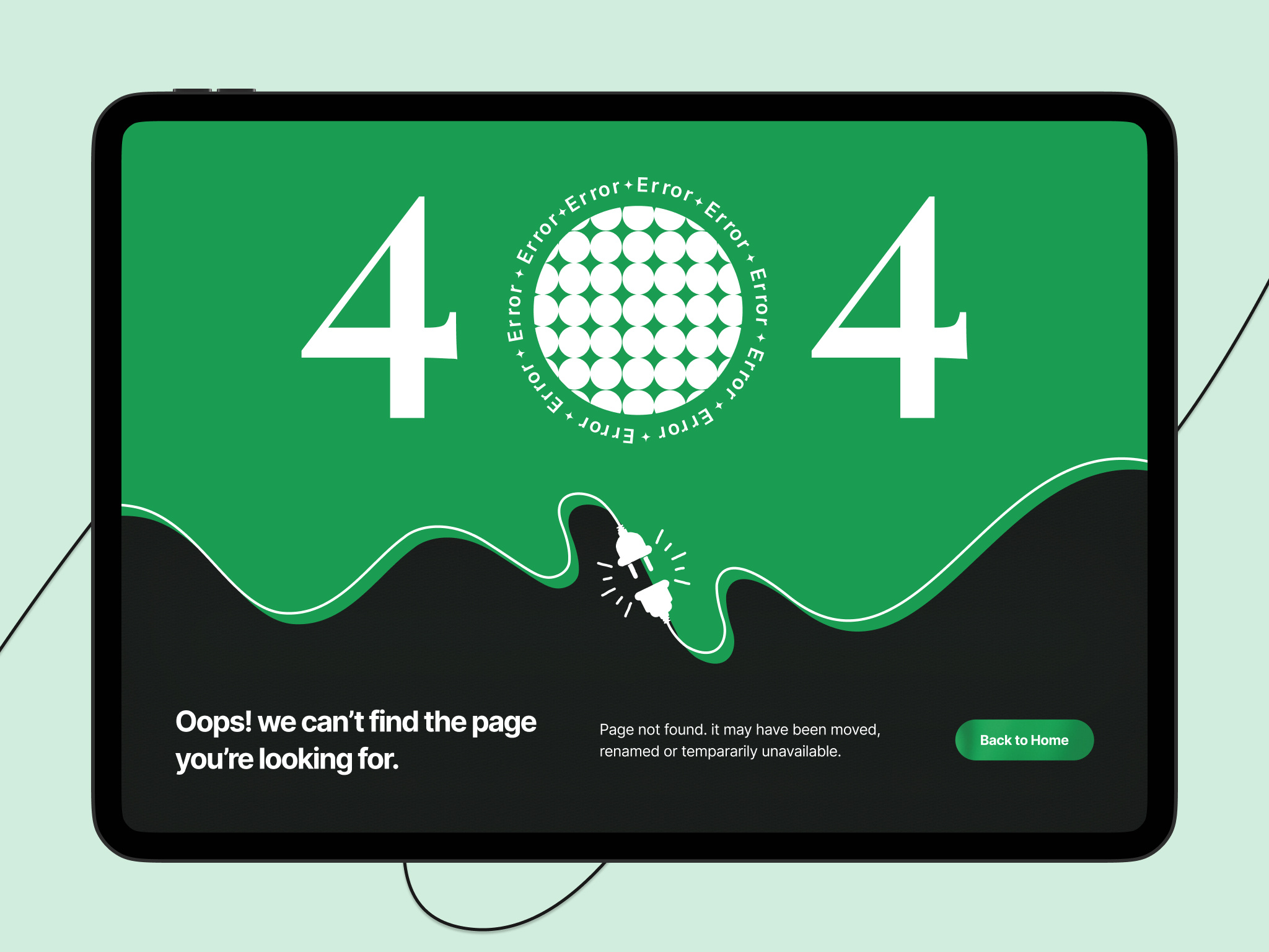 404 Design challenge 404 404 page 404 web layout 404 web ui design challenge inspiration landing page design ui ui challenge uitrend uiux uxtrend web layout web ui webui