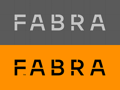 FABRA – Logo Grid brand identity branding industrial industry lettering letters logo logo branding logo grid logotype sans serif stencil wood wood working wordmark
