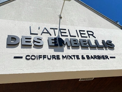 L'Atelier des Embellis - Enseigne