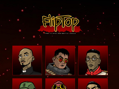 Fliptop MCs (Concept Art) albumcover art characterdesign conceptart design digital filipino fliptop graphic design hiphop illustration procreate rap