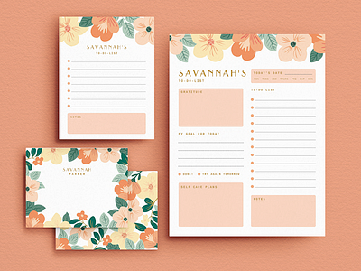 Stationery / Floral Frame graphic design illustration stationery