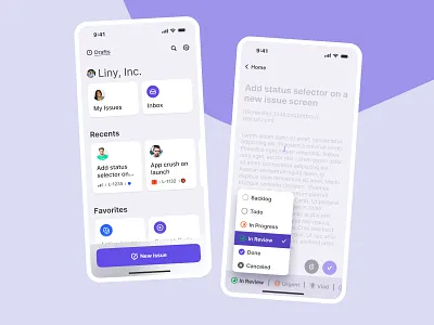 Task Management System Mobile UI clean mobile modern simple task ui ui designs uidesign