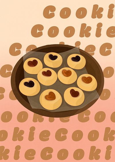 🍪 Cookies Illustration graphic design