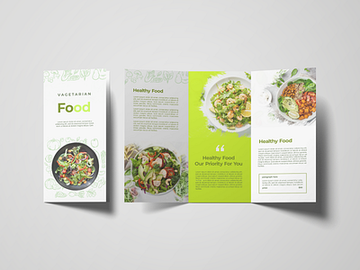 Food brochure design brochure design food brochure design print design trifold design