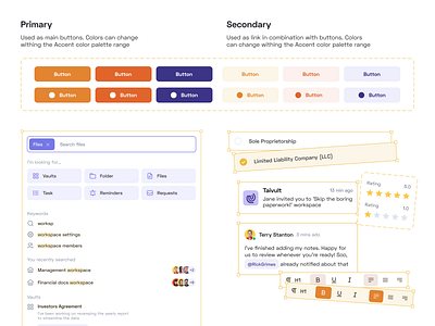 Taivult — Design System & UIkit & Components Gallery branding clean components components gallery concept design design system figma illustration logo minimal mobile saas ui uikit ux