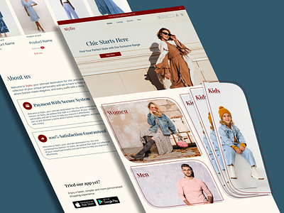 Stylio/ UI design app design graphic design ui ux website