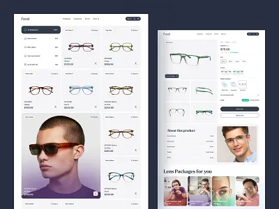 Eyewear Website Design colorful design dribbble best shot e commerce ecommerce eye wear eyewear glasses landing page minimal mobile responsive online shopping project responsive shop sunglass sunglasses web design webdesign website