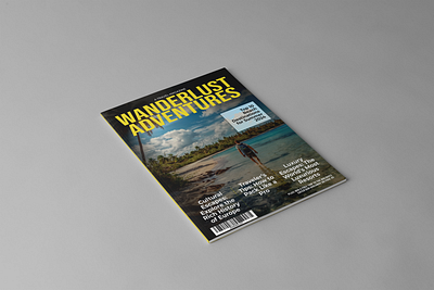 Wanderlust Adventures: Travel Magazine Cover Design cover design graphic design magazine design travel magazine
