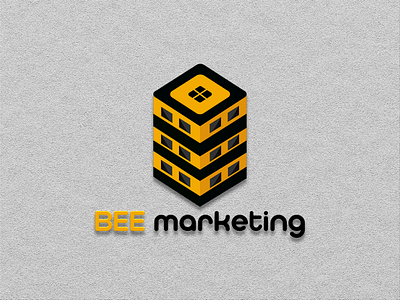 Bee Marketing Logo Design branding graphic design illustration logo logo creator logo design logo designing logo maker logo mark logodesigner logotype poster design realestate logo vector design