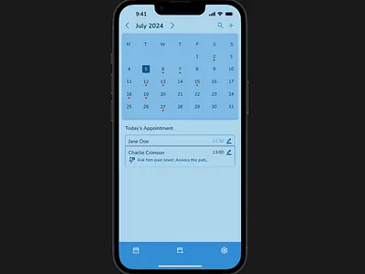 AgenDoc - Bringing Order to Busy Doctors' Schedules (Mini Case) agenda dailyui dailyuichallenge design desktop doctor medical medicine mobileapp portfolio ui ui 071 uix101 ux