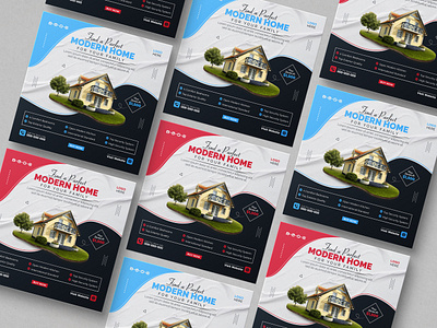 Real Estate Social Media Banner Design advertisement advertising architecture banner brand identity branding brochure design flyer graphic design home sale marketing modern home perfect home project promotion property sale real estate rental social media