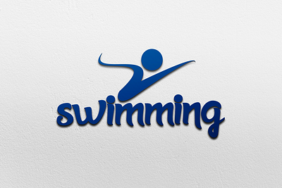 Swimming Logo Design branding company logo corporate logo creative logo design graphic design graphic designer graphic designing illustration logo logo designer logo designing swimming logo vector