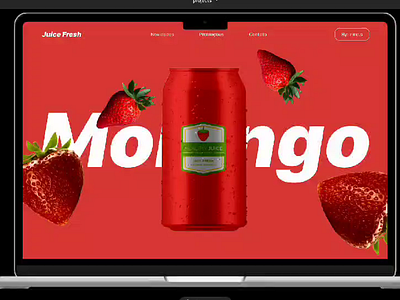 Juice Fresh animation graphic design juice ui ui design ux ux design