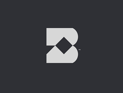 B Logo ‧ Builder b block branding data futuristic logo logoforsale monogram readymade