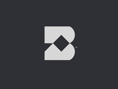 B Logo ‧ Builder b block branding data futuristic logo logoforsale monogram readymade