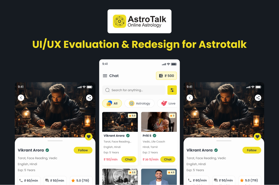 Astrotalk App Redesign app astrotalk astrotalk app redeisgn branding design graphic design illustration landing screen login logo mobile mobile app popup typography ui ui and ux design ux vector