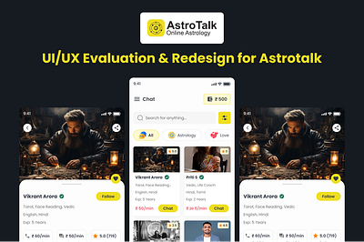 Astrotalk App Redesign app astrotalk astrotalk app redeisgn branding design graphic design illustration landing screen login logo mobile mobile app popup typography ui ui and ux design ux vector