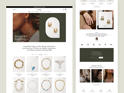 Luxria Luxury jewelry accessories corporate creative ecommerce elementor fashion store handcrafted handmade jewellery jewelry shop jewelry store luxury online store shop store ui ux ux design watches shop woocommerce