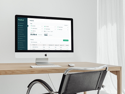 B2B UX/UI Design for Medical Representative Offices app application b2b dashboard dashboard design design medical medicine dashboard product saas design ui ux