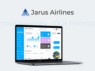 Jarus Airlines Dashboard UX/UI Design airlinedashboard creativedesign dashboarddesign designinspiration designshowcase dribbble interfacedesign jarusairlines uidesign userexperience uxdesign webdesign