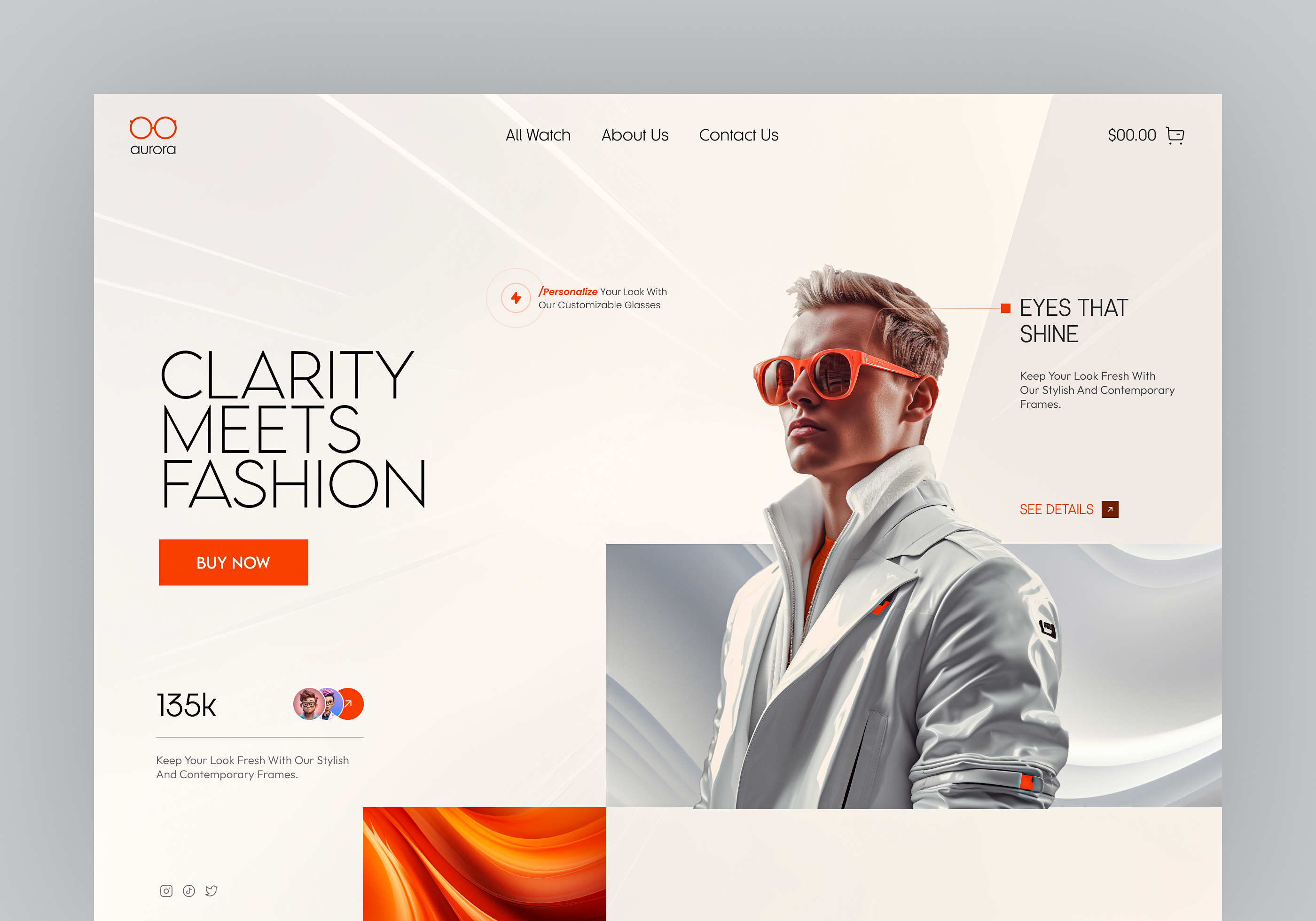Example of Pro Website Landing Page UI/UX Design