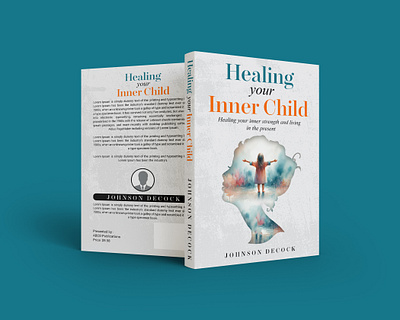 Inner Child Book Cover amazon book author best seller book bundle book cover concept creative design design ebook cover editable file free book cover mockup free design girl book graphic design healing child healing inner child inner child kdp book cover professional design young adult