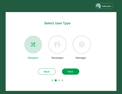 Select user type dailyui figma selec user type select select user select user type ui ux