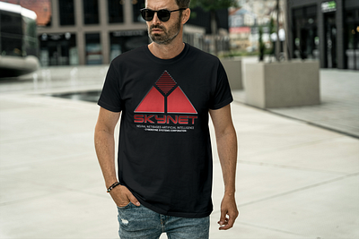 Skynet Shirt print design shirt design sky net