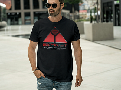 Skynet Shirt print design shirt design sky net