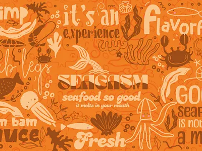 Wall Mural Design for Seafood Restaurant unique wall murals