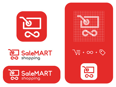 SaleMart cart design logo mikylangela sale shop shopping
