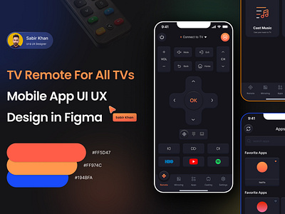 TV Remote For All TVs UI Kit Design alltvsremote creativeremoteui moderntvremote remoteappfeatures remoteapptemplate remoteappui remotecontrolapp remotecontrolui remotehomescreen remotesettings remotesubscription screencasting subscriptionremote tvremoteapp tvremotedesign tvremotekeypad tvremotemirroring tvremoteui ui universaltvremote