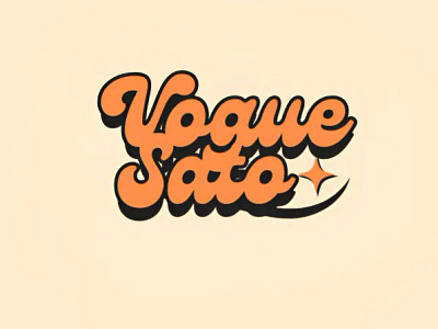 Vogue Sato Logo! animation branding design graphic design illustration logo motion graphics ui vector web design