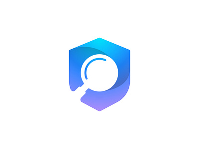 Inspect.Ai - Logo for an Ai inspection App. Shield - Magnifier branding creative logo logo magnifier magnify glass modern logo protect safe search shield