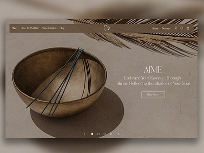 AIME ui ux web design